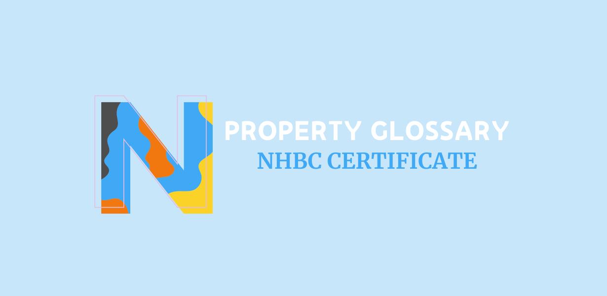N is for NHBC Certificate